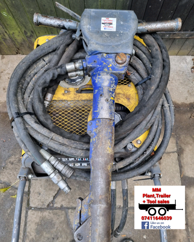 Atlas Copco LP9 20P hydraulic power packs + breakers JCB beaver £850