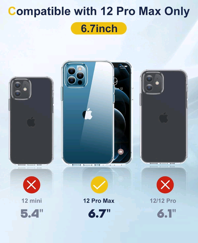 iPhone 12 Pro Max Crystal Clear Case