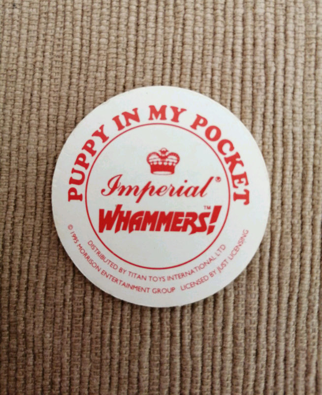 Imperial Slammer Whammers Puppy In My Pocket caps set, slammer & caddy