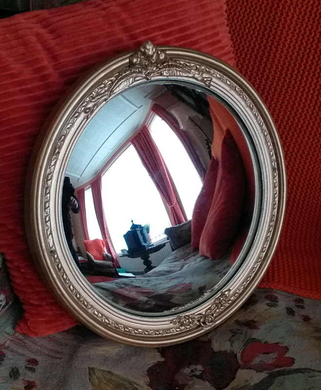 Rare Vintage Convex Mirror. 