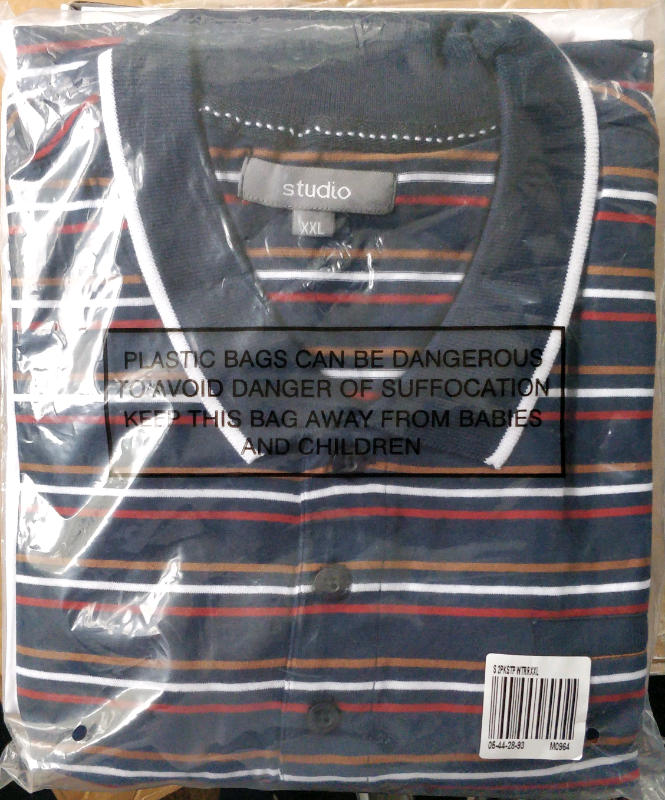 image for Mens Double-Pack Polo Shirts - XXL - 100% Cotton