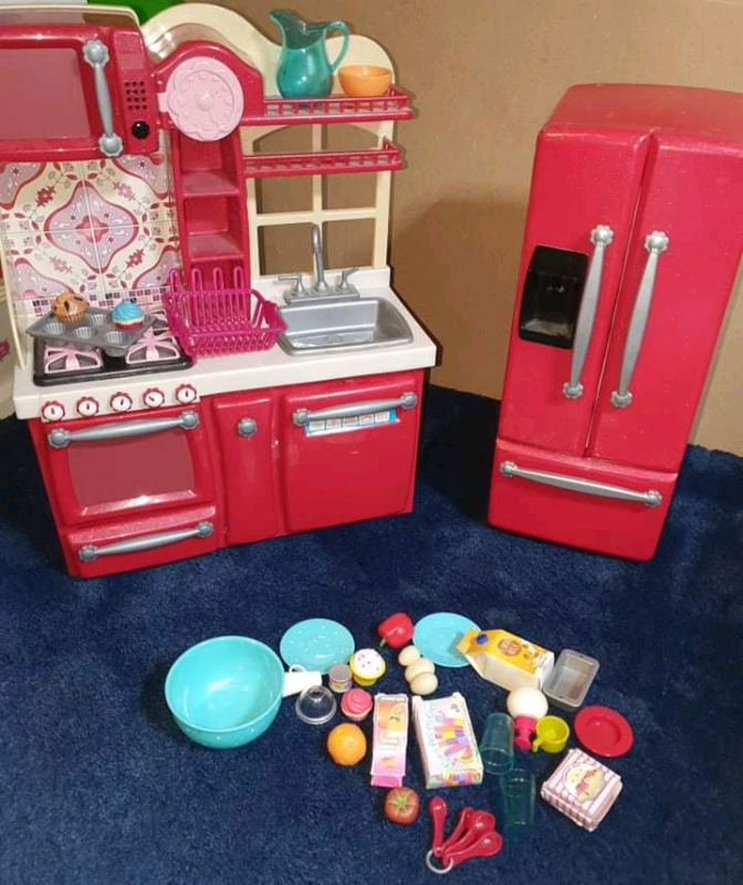 image for Our generation Kitchen with assessories 