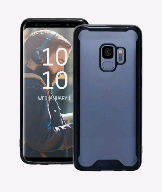 image for Groov-e Samsung S9 Clear CaseEdge Black. Bumper case
