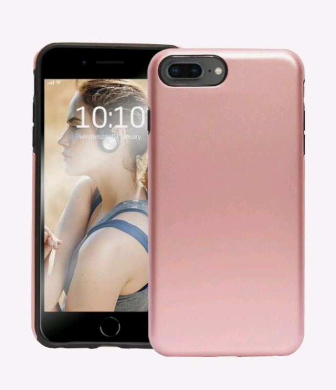 Groov-e iPhone 6/7/8/SE Plus pink Hardshell Case. High impact case 4 f