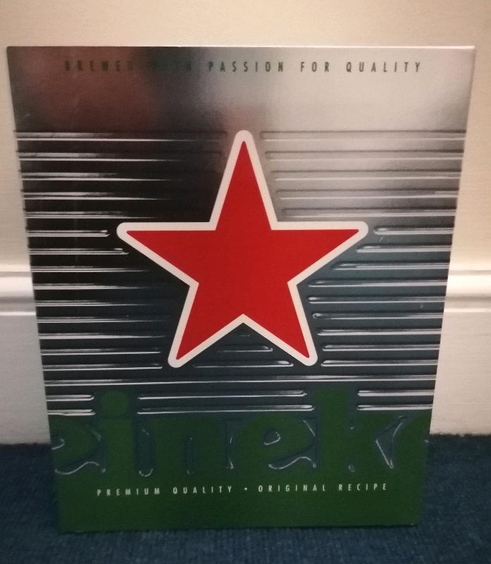 image for HEINEKEN GROOVY CAN LIMITED EDITION VERY RARE PUB PROMOTIONAL BOX