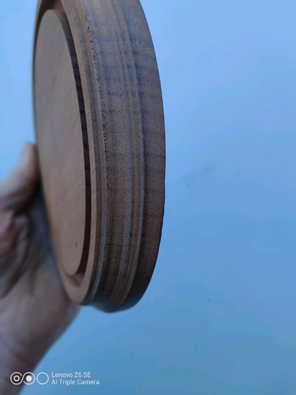 Wooden base ideal for mounting alderman on all clock