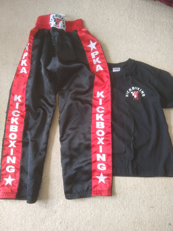 image for PKA kickboxing trousers and t-shirt kids