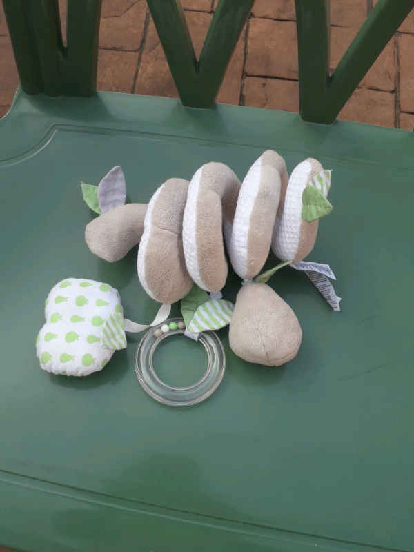 Car seat play soft toy