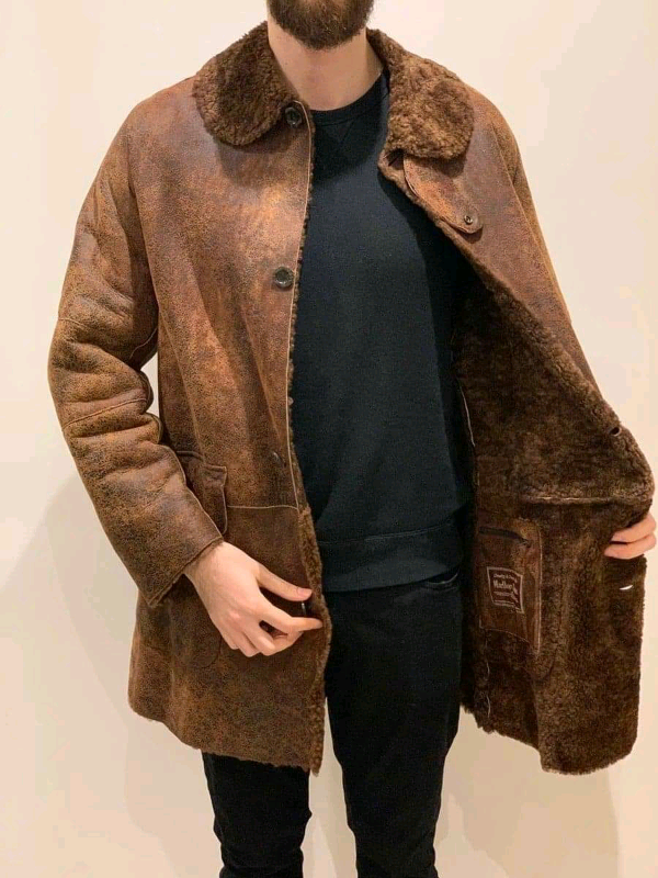 Marlboro classics sheepskin jacket 