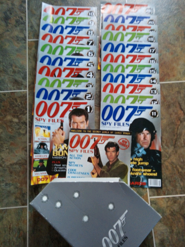 image for James Bond magazines and top trump cards