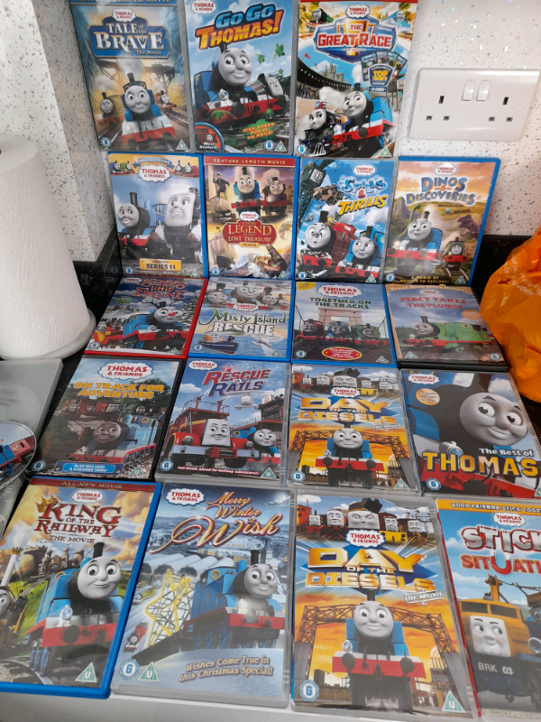 image for Huge bundle of Thomas the tank dvds