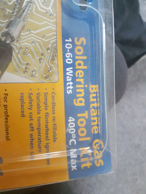 Gascat 60 Butane Gas Soldering Tool kit