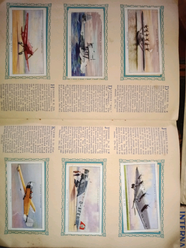 REDUCED price! collection of 5 cigarette card albums. 