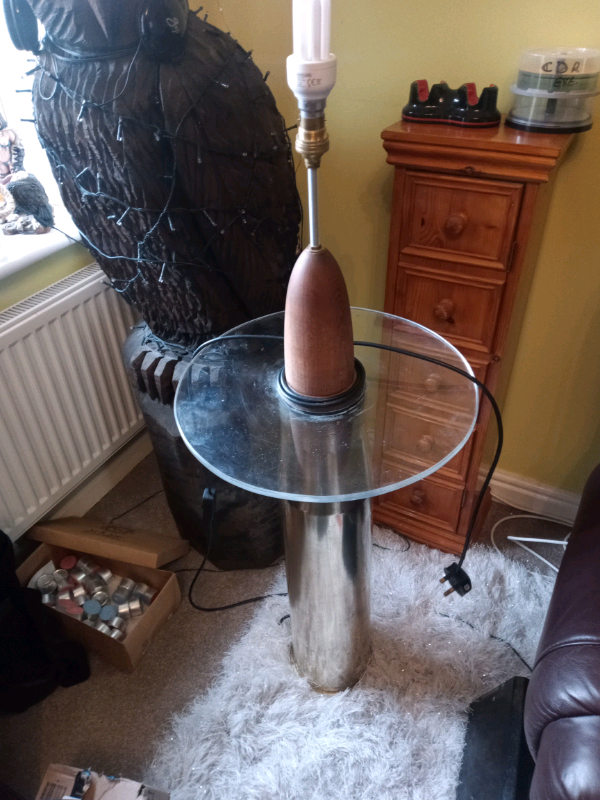 image for Large Military Shell Lamp Table Man Cave 