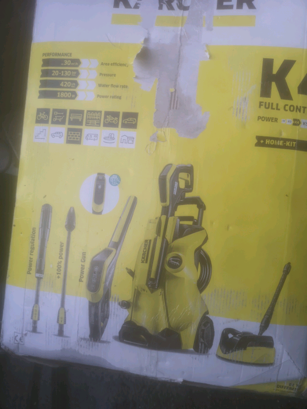 Karcher k4 full control with t350 surface,cleaner