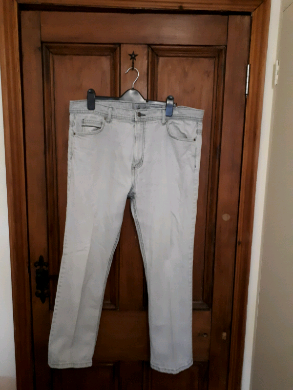 Mens grey jeans W40inch Leg 31inch