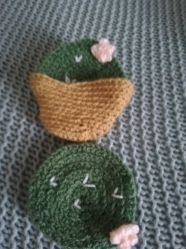 Handmade crochet decoration