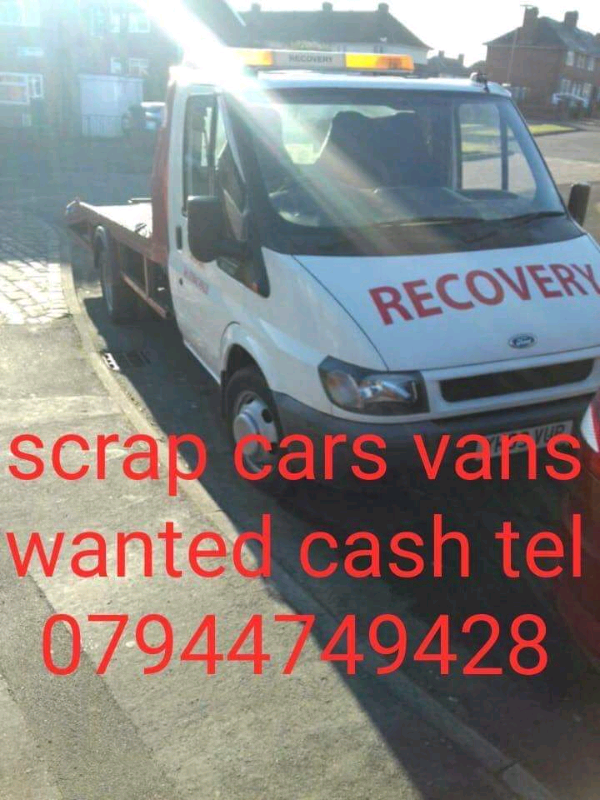 CASH PAID FOR SCRAP CARS VANS TELEPHONE 07944749428