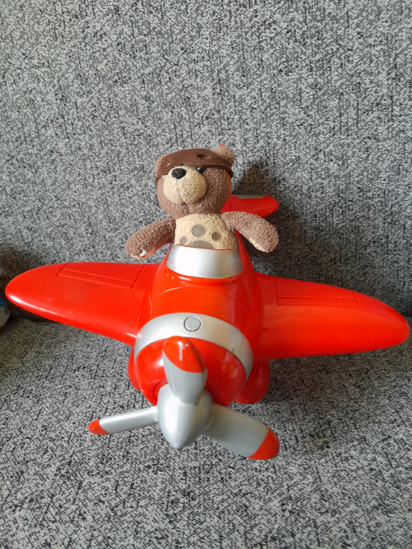 image for  Vintage Little Charlie bear talking plane toy