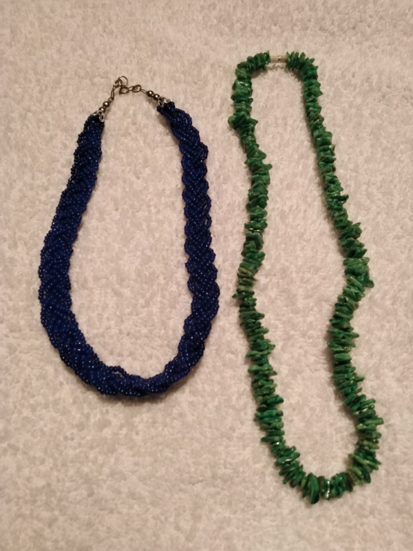 image for Beaded/stone necklaces X2