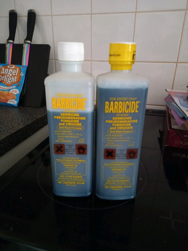 image for 2 bottles of barbicide the used bottle £10