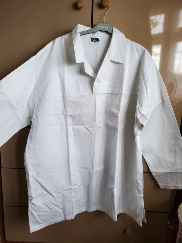 White chef uniform top