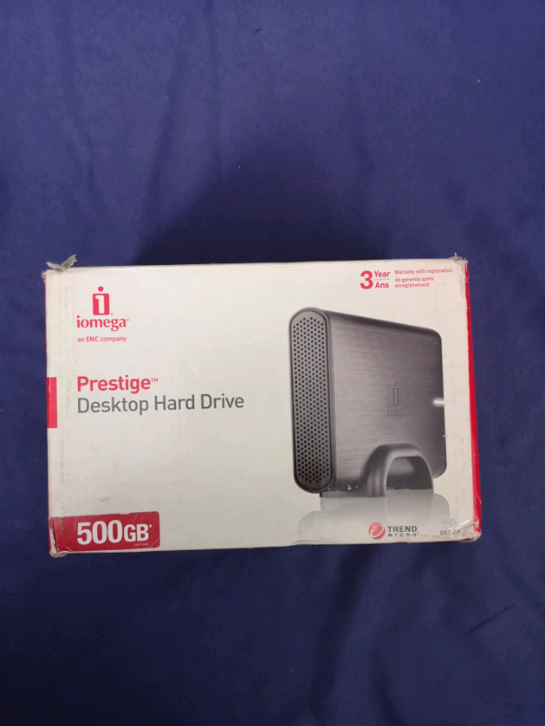 image for Iomega Prestige Portable Hard drive (brand new boxed). Ideal gift. 