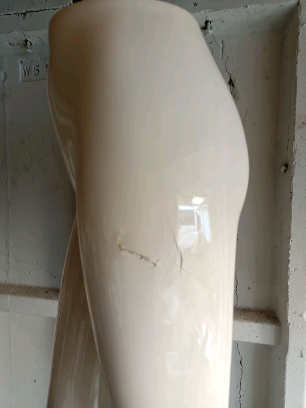 Girl Child mannequin legs - fibreglass with stand