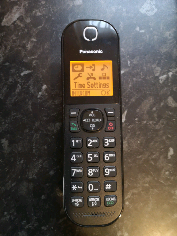 Panasonic cordless trio home phones caller display, speakerphone etc