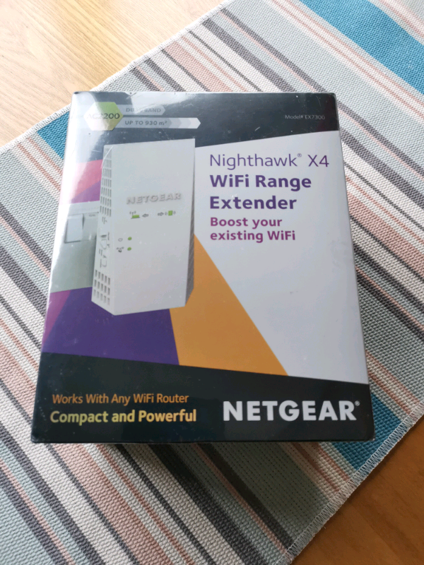 image for BRAND NEW SEALED NETGEAR NIGHTHAWK X4 WIFI RANGE EXTENDER AC 2200 MODE