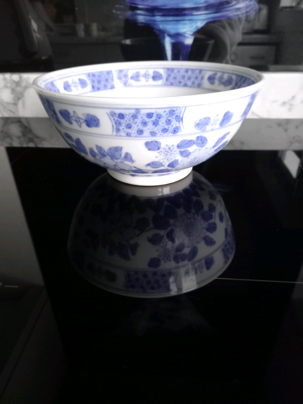 image for Vintage Bowl Blue and White