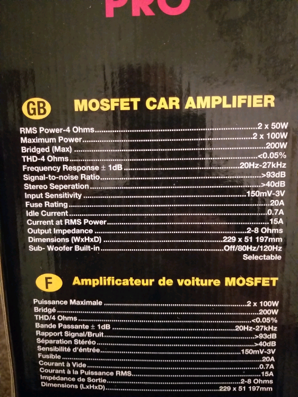 200w car amp