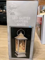 LED glitter lantern