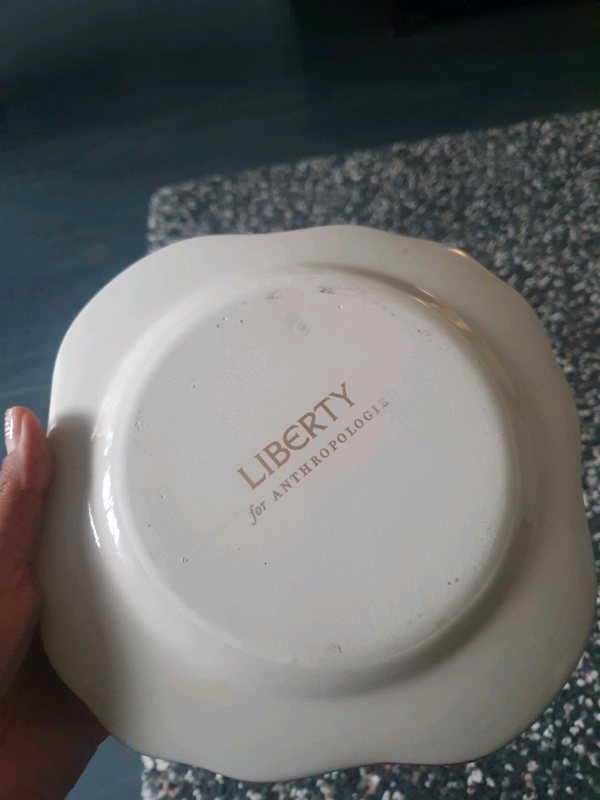 Anthropologie decorative plate from Liberty of London 