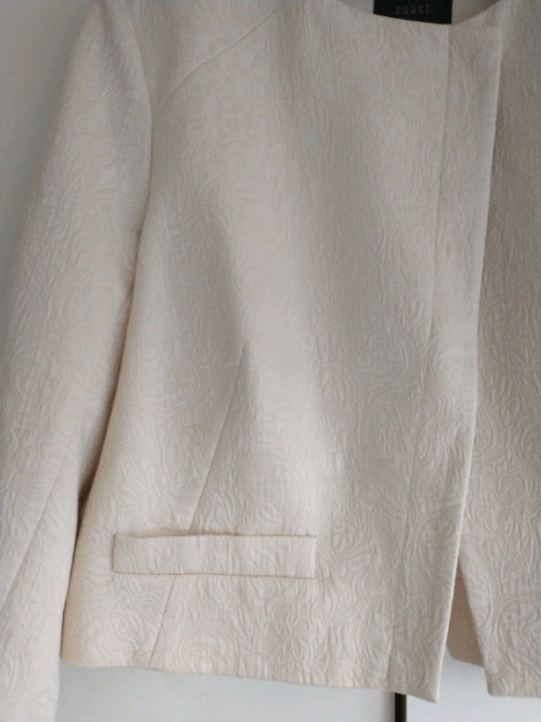 Coast cream short jacket