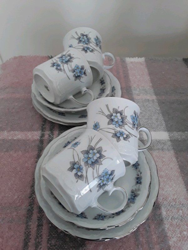 image for Mitterteich Bavaria 3 piece tea set x 4 items