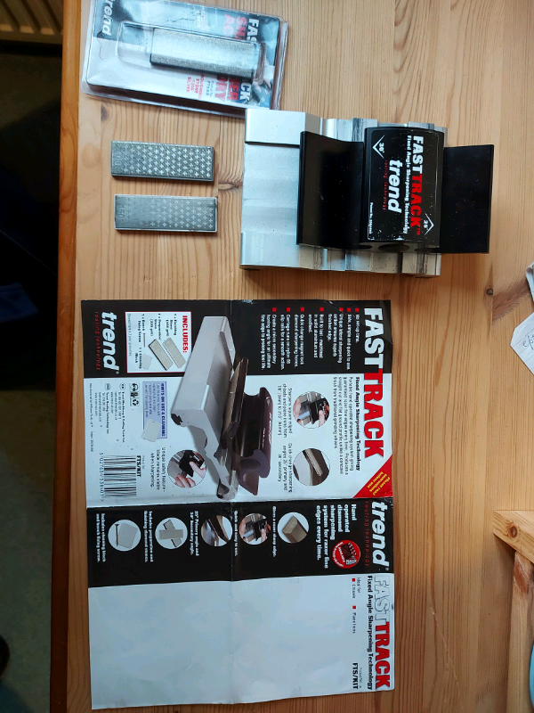 Trend fast track sharpening system for chisels 