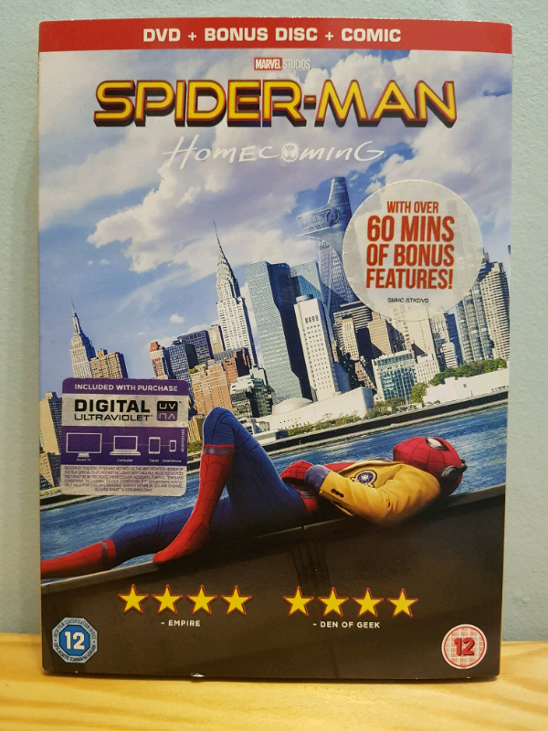 Spider-Man: Homecoming (2017) 2 DISC EDITION WITH BONUS COMIC [NEW & S