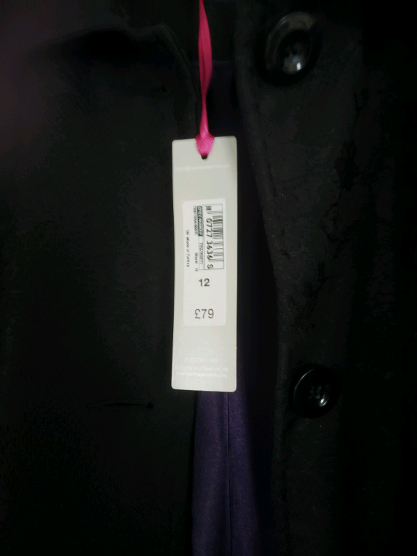 BNWT M&S Per Una Ladies Coat Size 12