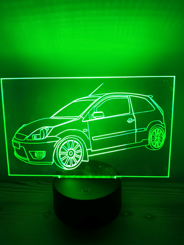 Ford Fiesta MK6 ST150 LED Illuminated Etching Display Light Colour