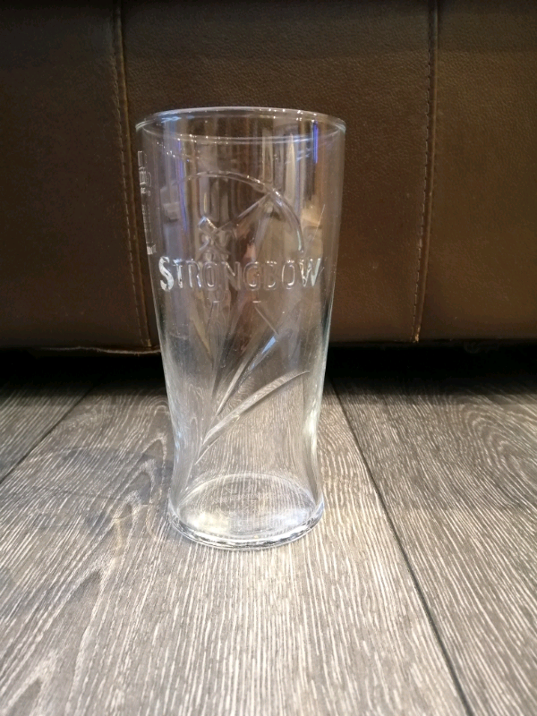 Strongbow pint glass