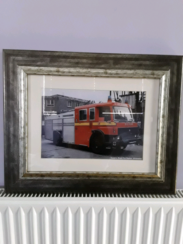 image for Queens Road Fire Station, Wimbledon Framed Picture 