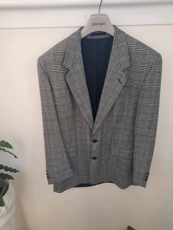 image for Vintage gents Next prince of Wales check  Jacket  40 long