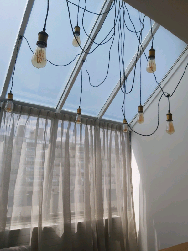 Dimmable Led 10 light Cluster chandelier NEW  in box