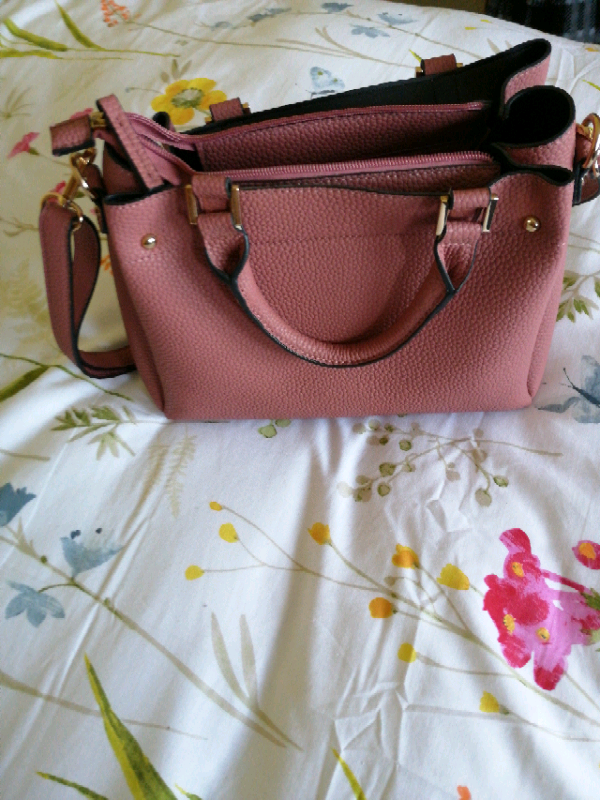 image for Dusky pink handbag