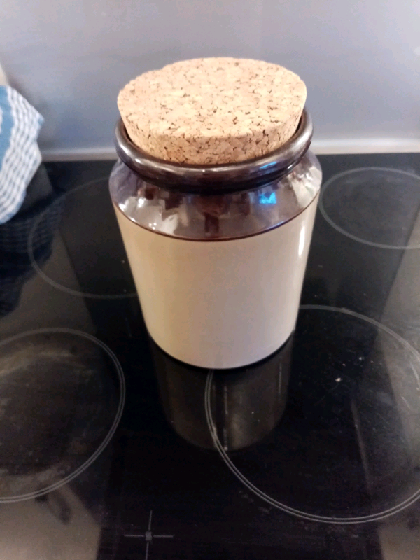 Pearson's Flour Storage Jar/Pot with lid