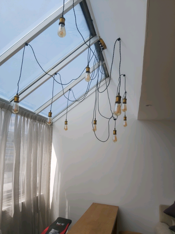 Dimmable Led 10 light Cluster chandelier NEW  in box