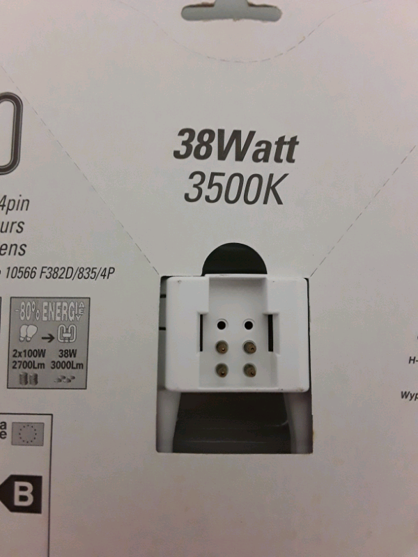 LIGHT BULB 38W 4 PIN
