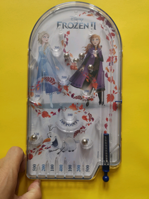Frozen pinball toy game 