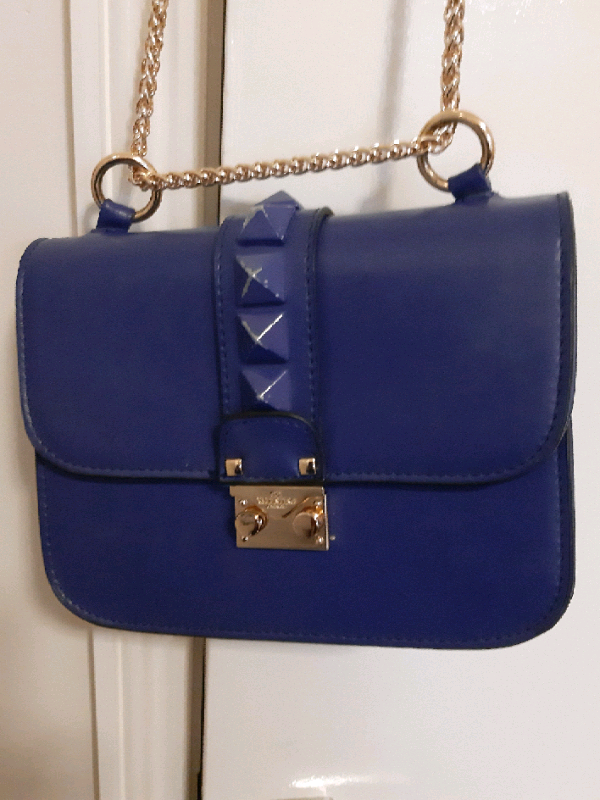 image for VALENTINO GARAVANI AUTHENTIC ROCKSTUD GLAM FLIP BAG 
